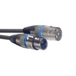 Stagg SMC3 XX BL - kabel mikrofonowy 3m z oznaczeniem końcówek