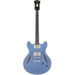 D'Angelico Excel DC Tour Solid Slate Blue